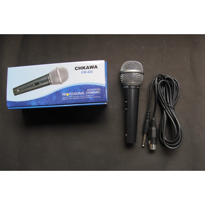 MIC KABEL - MICROPHONE PROFESIONAL DYNAMIC CHKAWA - CW-222
