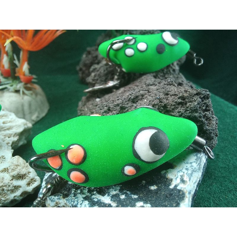UMPAN CASTING GABUS TOMAN SOFT FROG KODOK KARET KATAK KARET UMPAN MAINAN