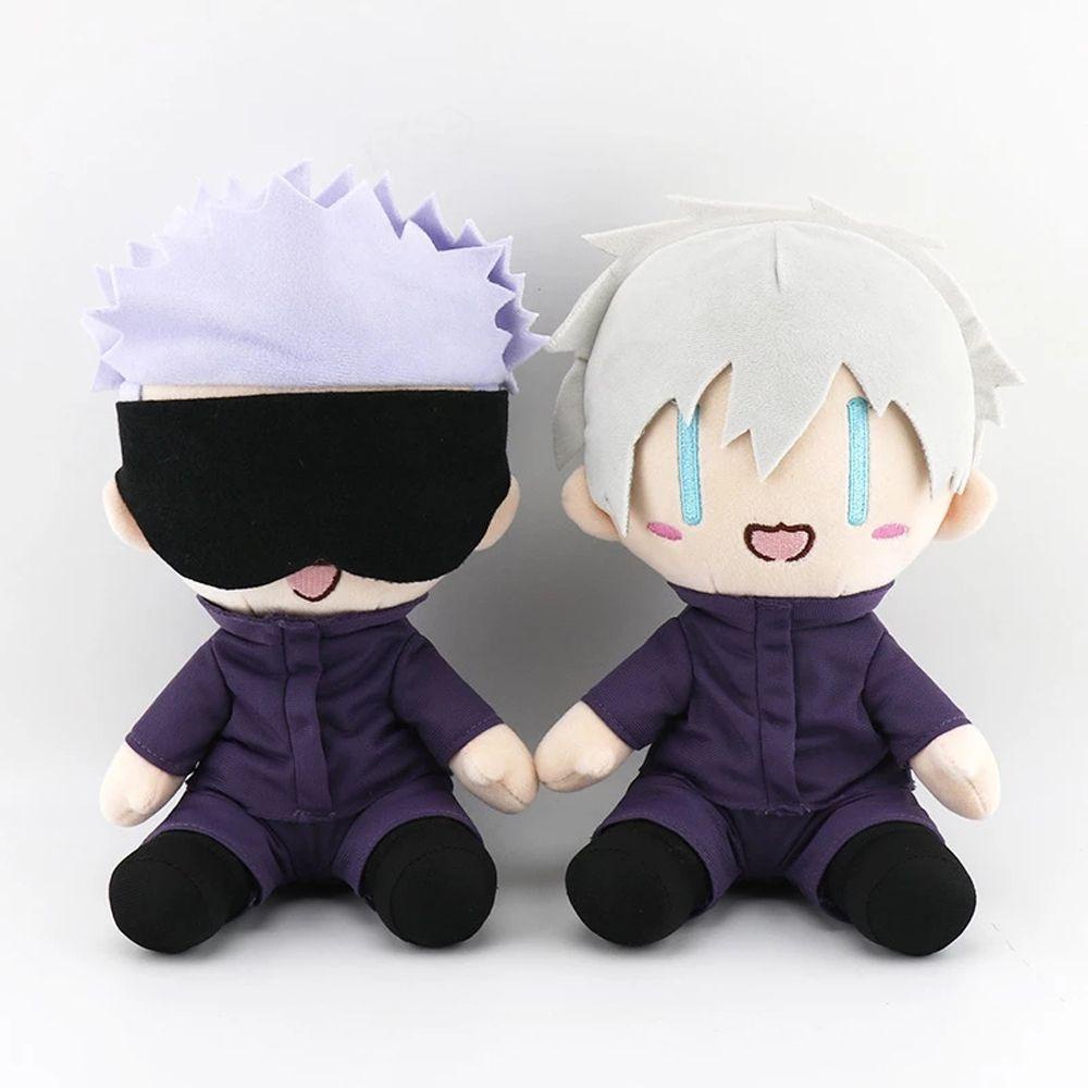 Quinton Jujutsu Kaisen Gojo Satoru 23 cm Mainan Anak Karakter Anime Kawaii Boneka Boneka Anime Plush Doll