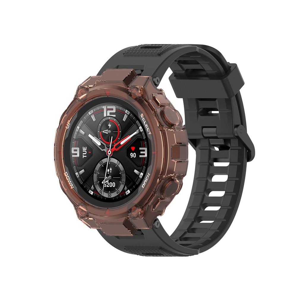 Soft Case Tpu Cover Proteksi Smartwatch Huami Amazfit T-Rex A1918 Anti Jatuh