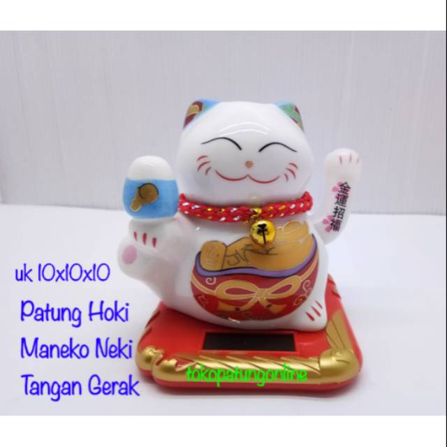 Kucing Keramik Lucky Cat Maneko Neki 02