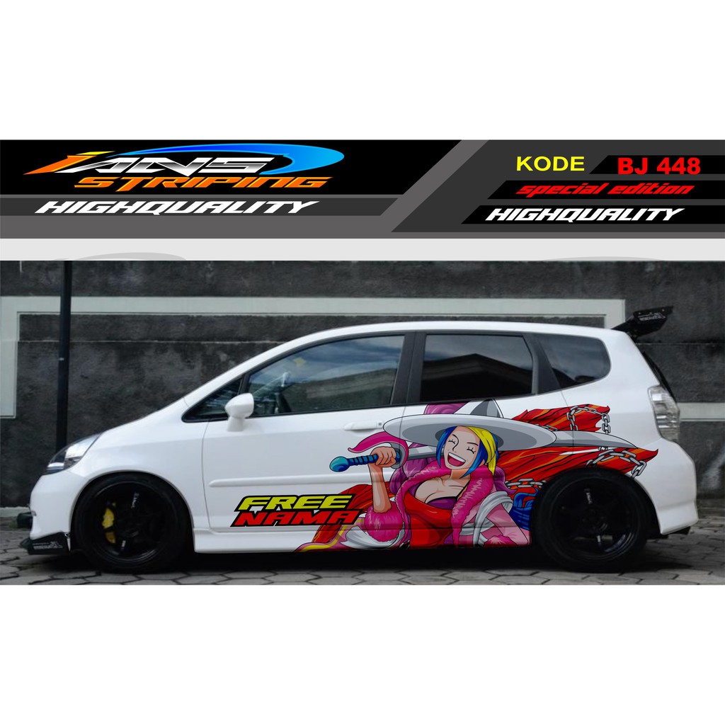 VARIASI STICKER MOBIL JAZZ, BRIO, AGYA , SWIFT / DECAL STICKER MOBIL JAZZ / STIKER MOBIL ANIMASI