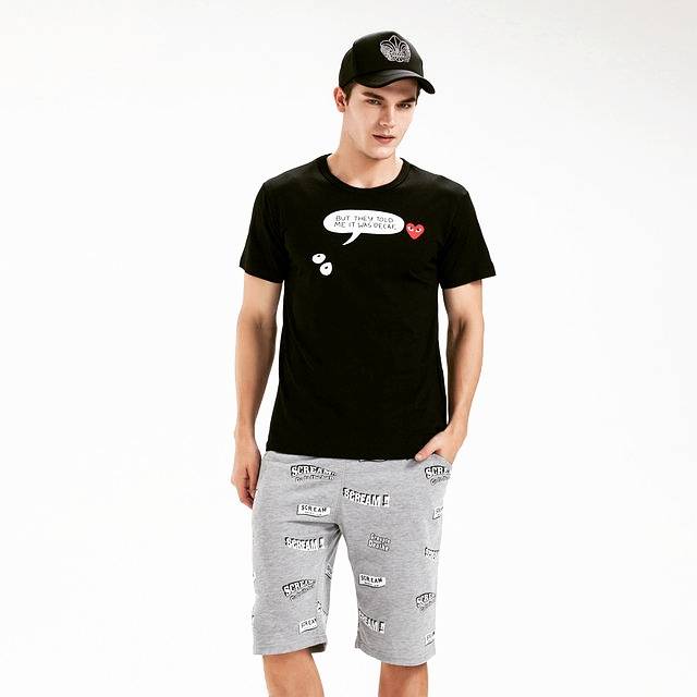 Kaos CDG Decaf CDG PLAY TSHIRT