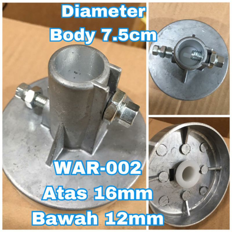 TIANG AS - PULLY AS DINAMO PENGERING MESIN CUCI WAR-002 12/16 ∅ 7.5CM