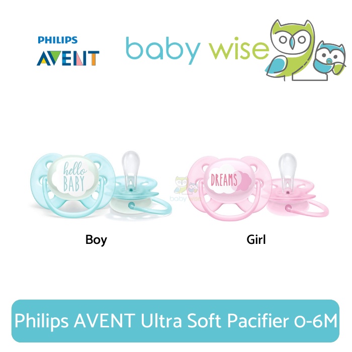 Philips AVENT Ultra Soft Pacifier 0-6M