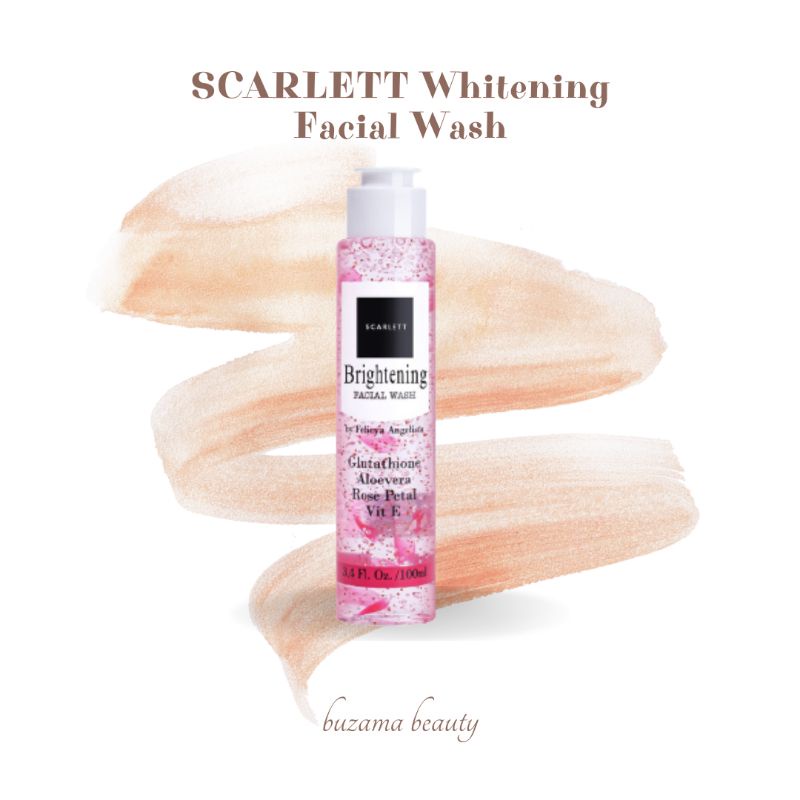 FREE GIFT! Scarlett Whitening Facial Wash - Scarlett Facial Wash - Facial Wash Scarlett - Facial Sca