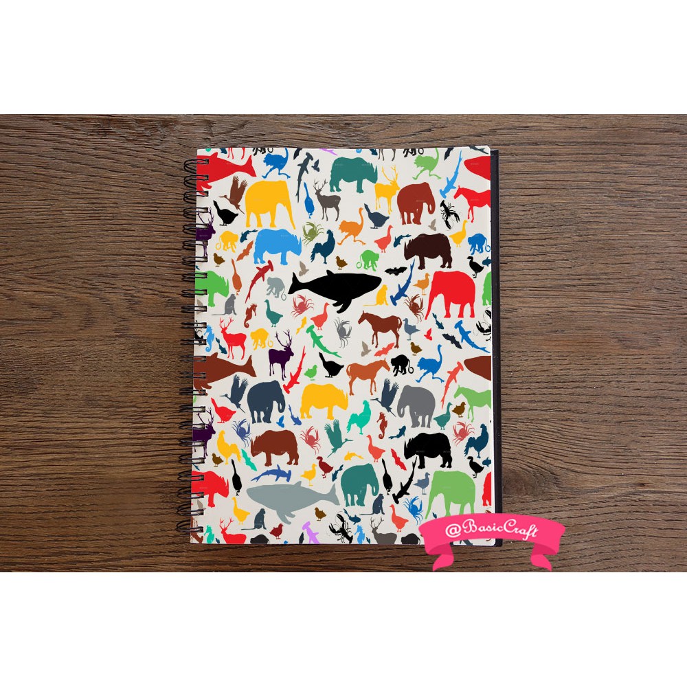 

Notebook / Sketchbook / Buku / Binder animal colour