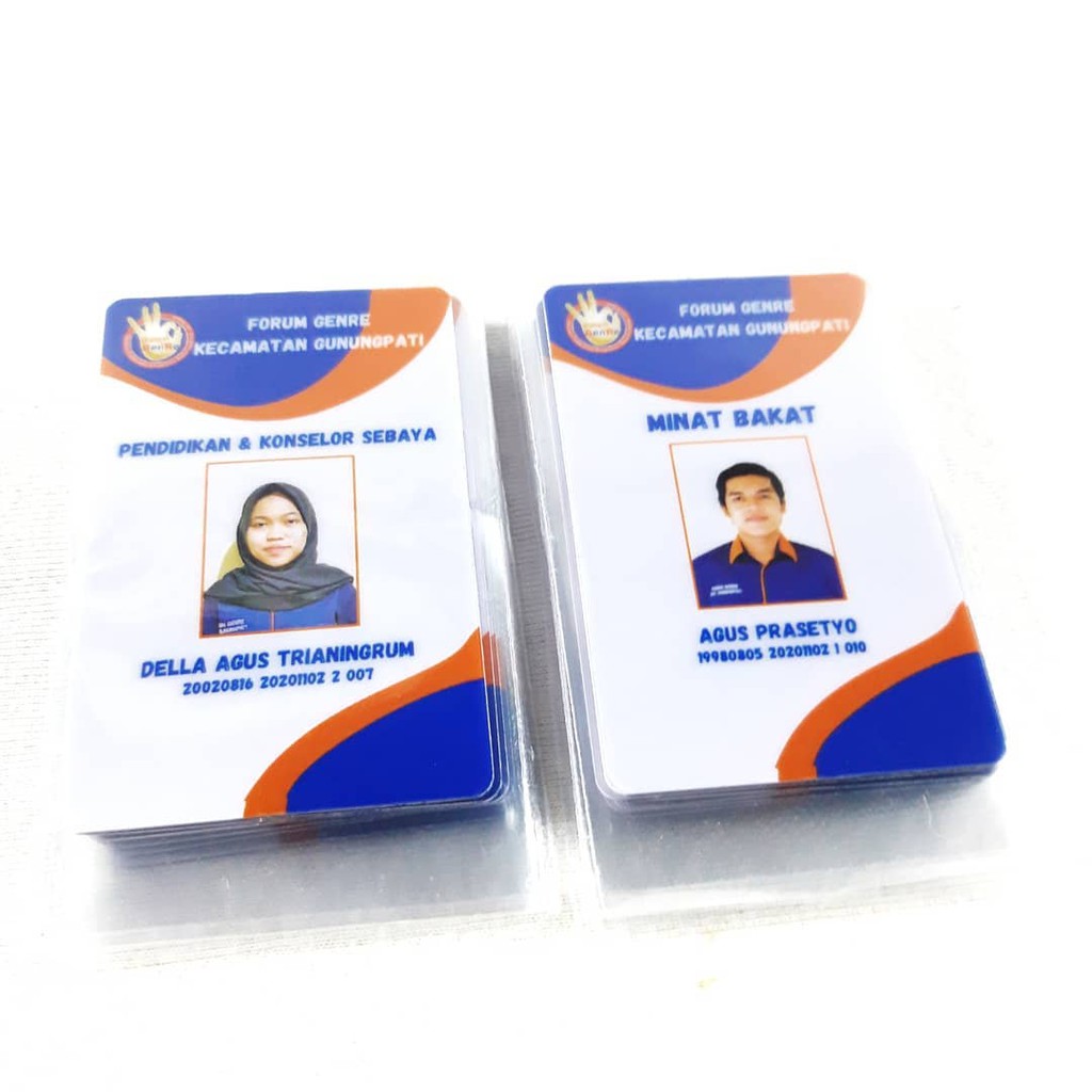 

Termurah ID Card PVC Custom 1 sisi