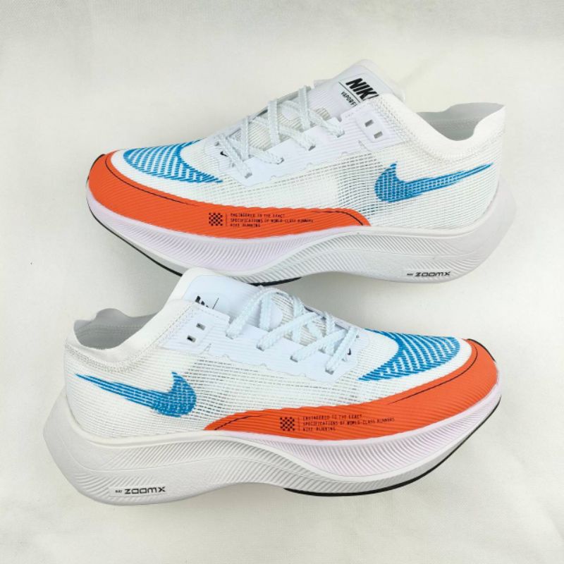 NIKE VAPORFLY 2 WHITE RUSH ORANGE