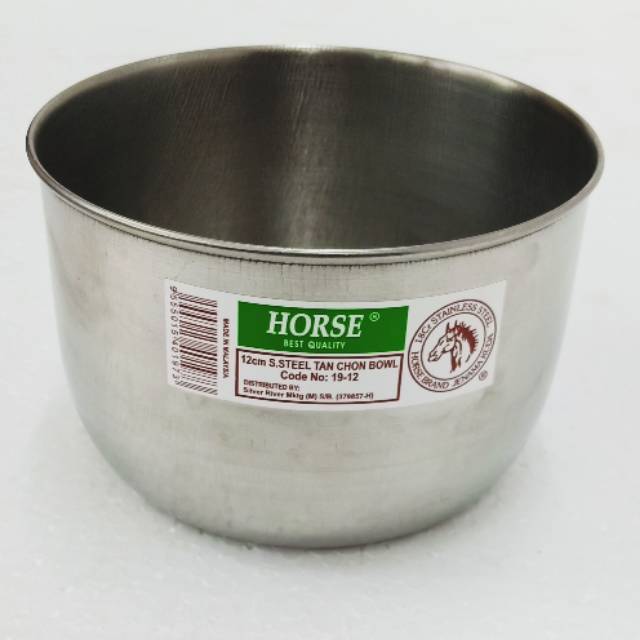 MANGKOK STAINLESS (12CM) HORSE