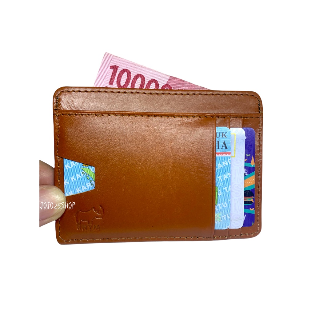 DOMPET KARTU / CARD HOLDER KULIT ASLI PRIA WANITA RHYM 89