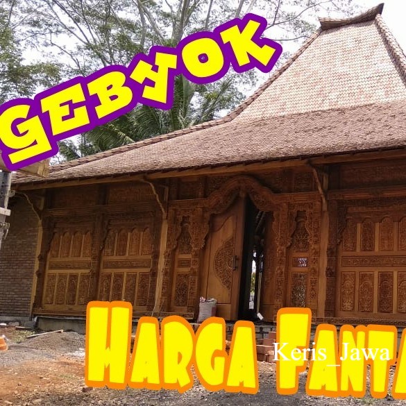 Gebyok Ukir Pelengkap Rumah Joglo kualitas terbaik Kayu Jati Lawas toko KJ