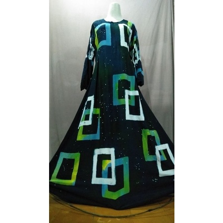 gamis twil ori, gamis batik cap malaman, gamis batik pekalongan