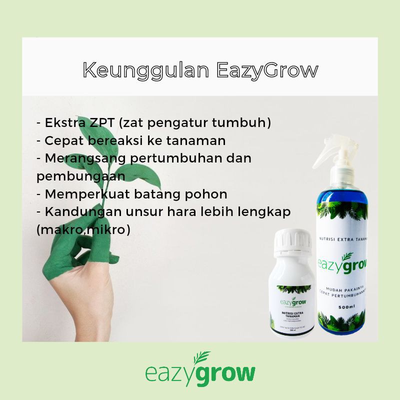 PROMO PAKET HEMAT 1 SPRAY + REFILL Pupuk cair, Pupuk tanaman hias, Paket Eazygrow