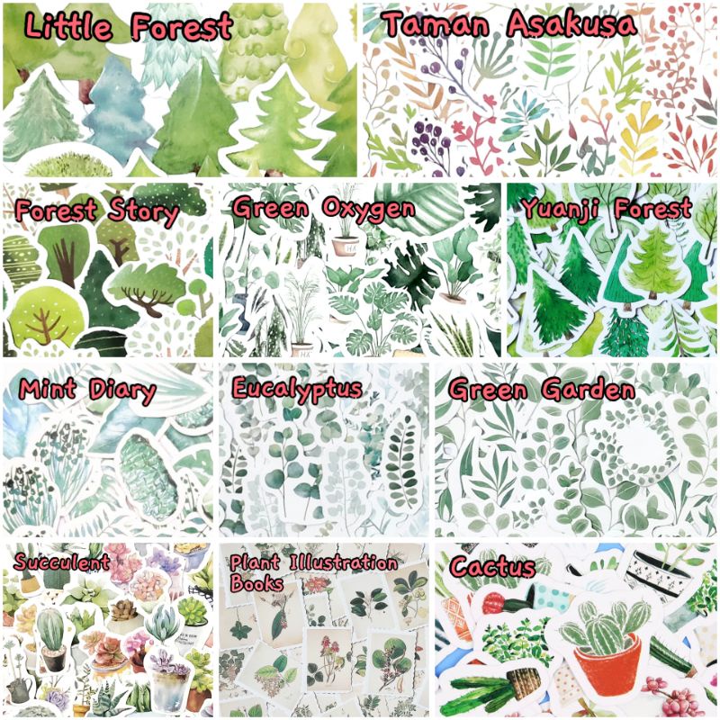 

Stiker Dekoratif DIY isi 15 stiker - Forest & Leaves