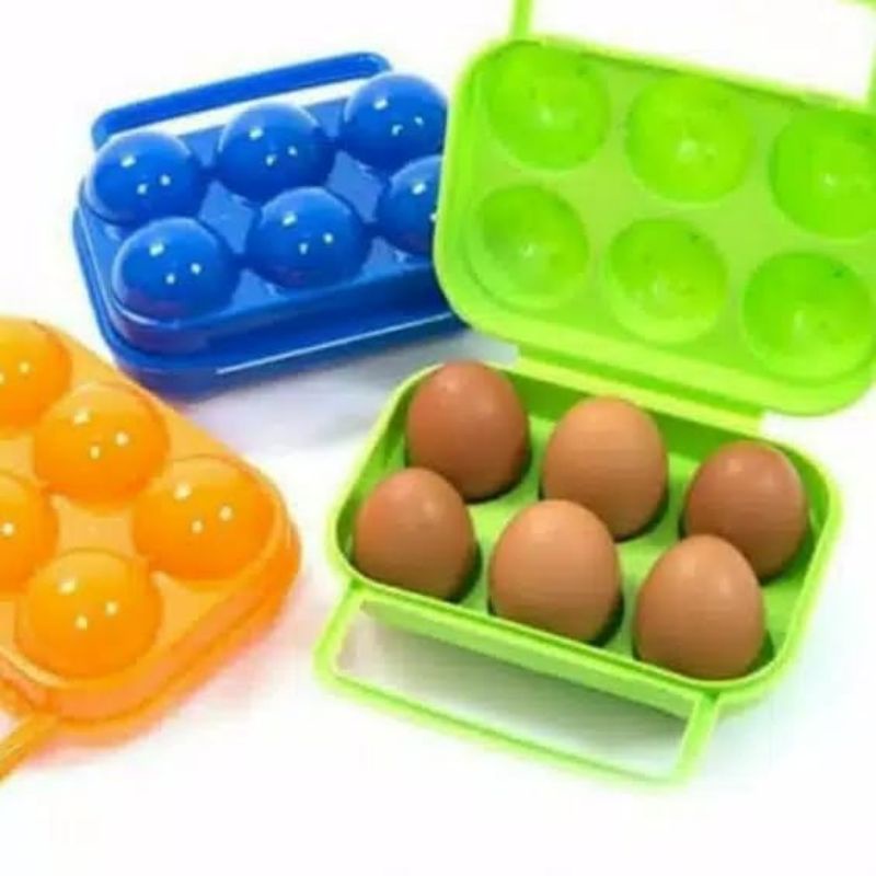 egg holder / tempat telor portabel / tempat telur camping / tempat telor gunung