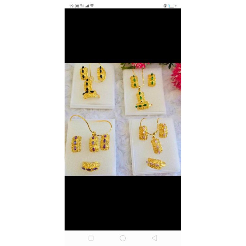 set kalung sepuh emas termurah klung xuping