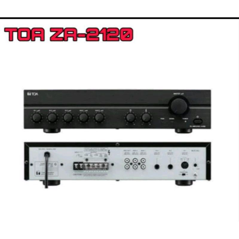 Ampli TOA ZA-2120.original.120watt.garansi resmi TOA.