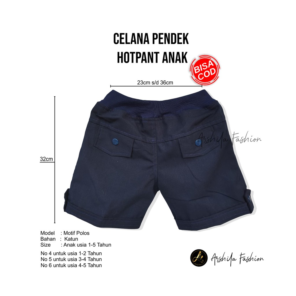 Celana Hotpan Anak 1-5 tahun / Celana Pendek Anak