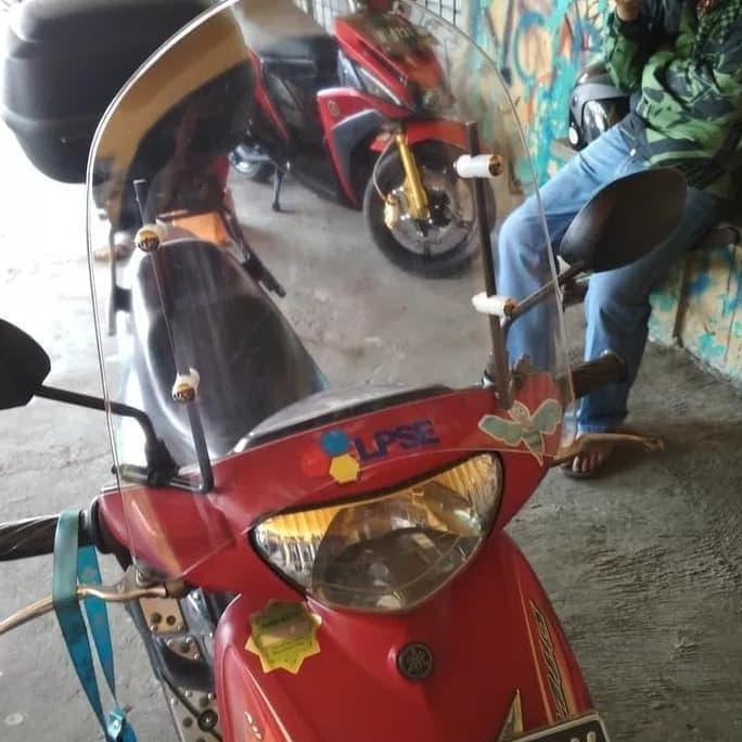 Visor Windshield Genio Universal Vario Beat Mio Scoopy Vino Xride Nemo Diskon Besar