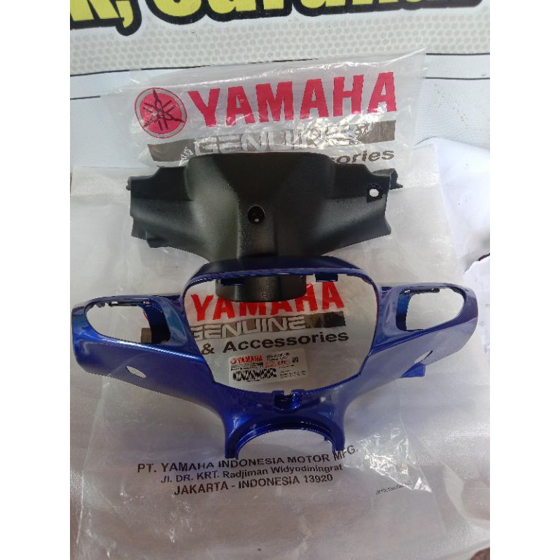 batok depan fizr biru dan batok belakang fizr original Yamaha