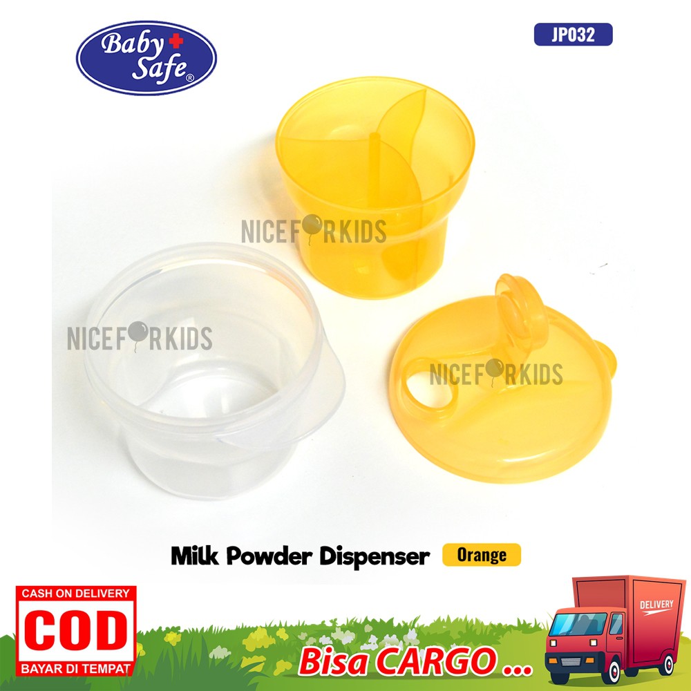 Baby Safe Milk Powder Dispenser with Inner Cup JP032 / Tempat Susu Bubuk Bayi