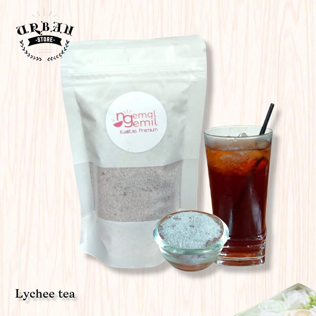 

Minuman Bubuk Rasa Lychee Tea // Premium