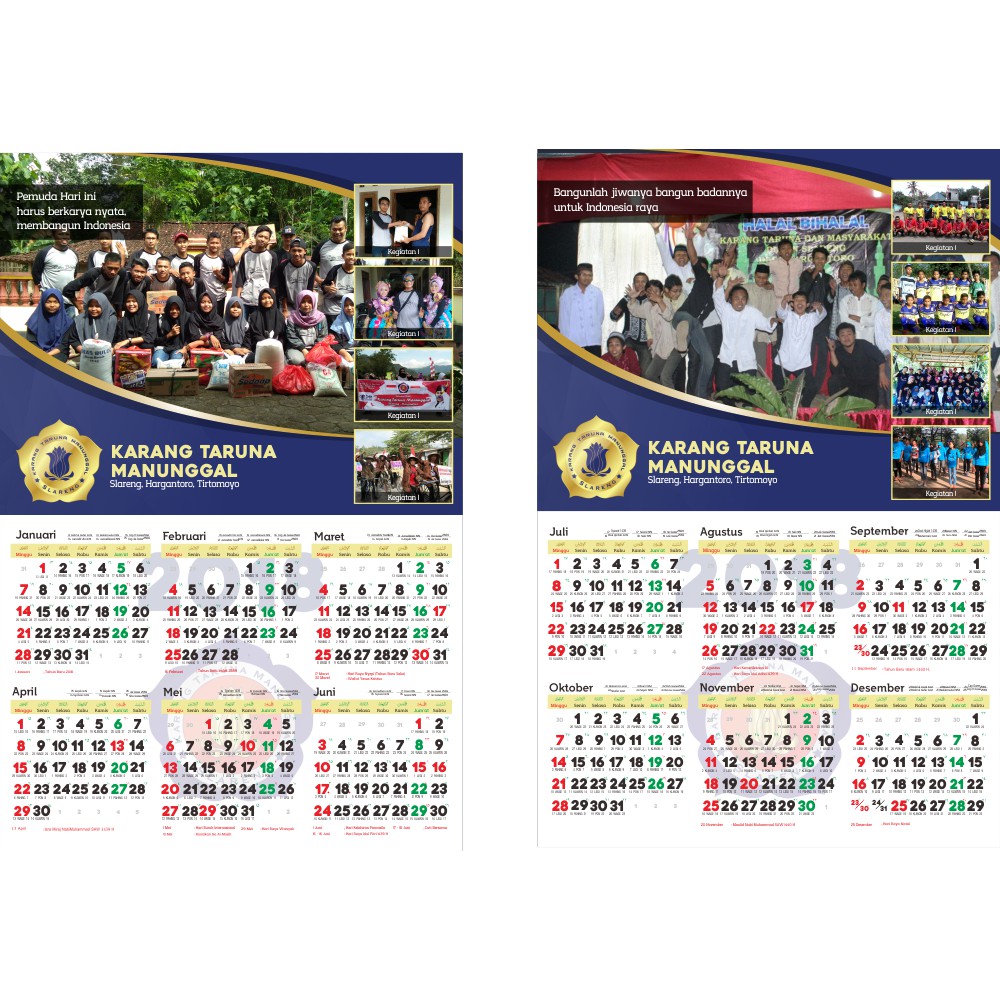  Kalender  Indonesia 2021 Desain  Kalender  2021 Islami