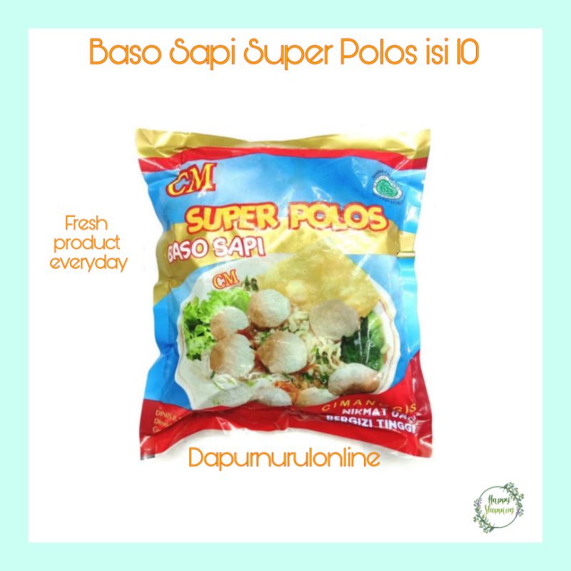 

Baso Sapi Super Polos isi 10