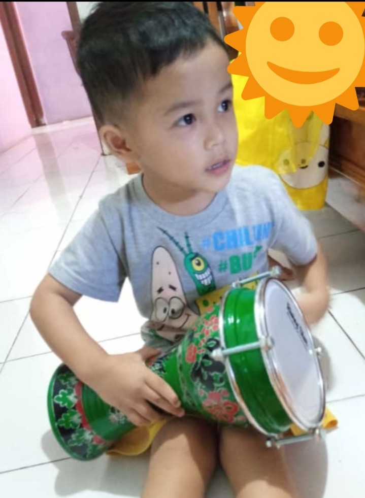 Tumbuk Marawis Mini Batik Anak 6 Inc