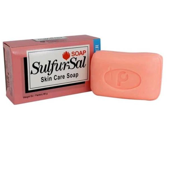 Sulfur Sal Soap Sabun Skin Care Moisture 85gr