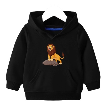 Sweater Anak Lion's Roaring Hoodie Anak Baju Anak Fleece