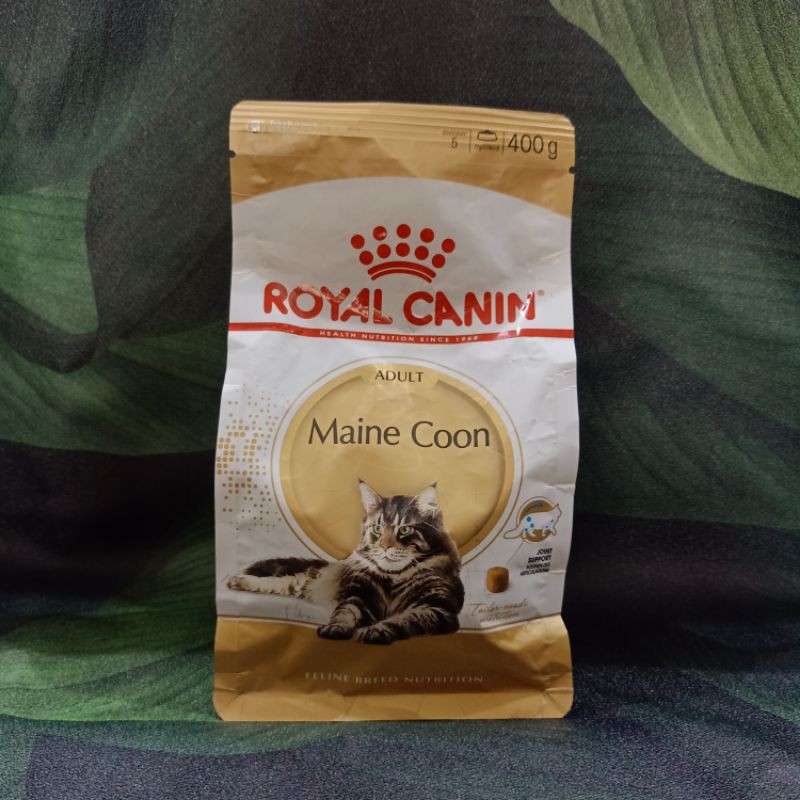 Royal canin Maine Coon adult 400gr/makanan kucing Maine Coon dewasa freshpack