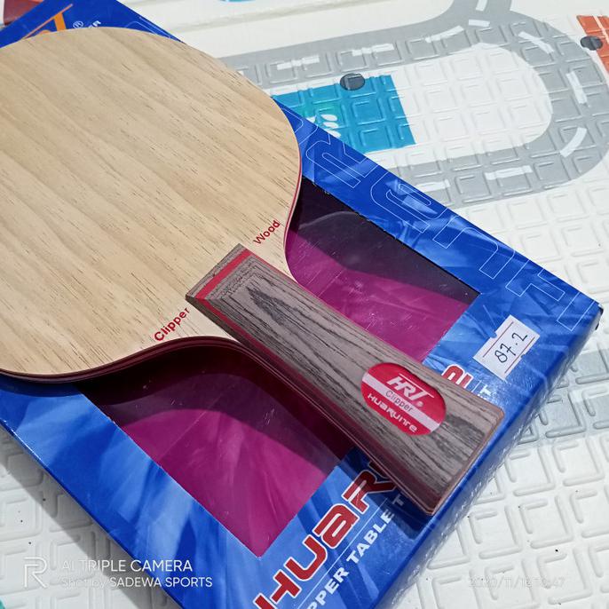 Diskon Kayu Bat Bet Tenis Meja Pingpong Hrt Clipper Wood Murah + Qing St