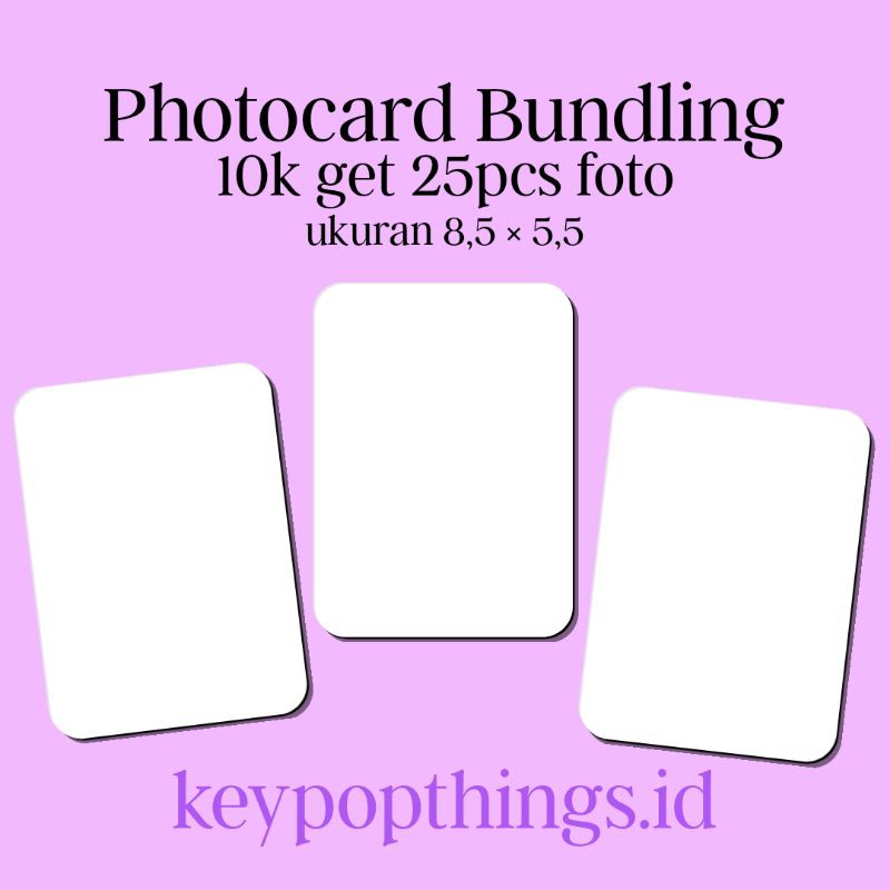 PHOTO CARD CUSTOM KPOP