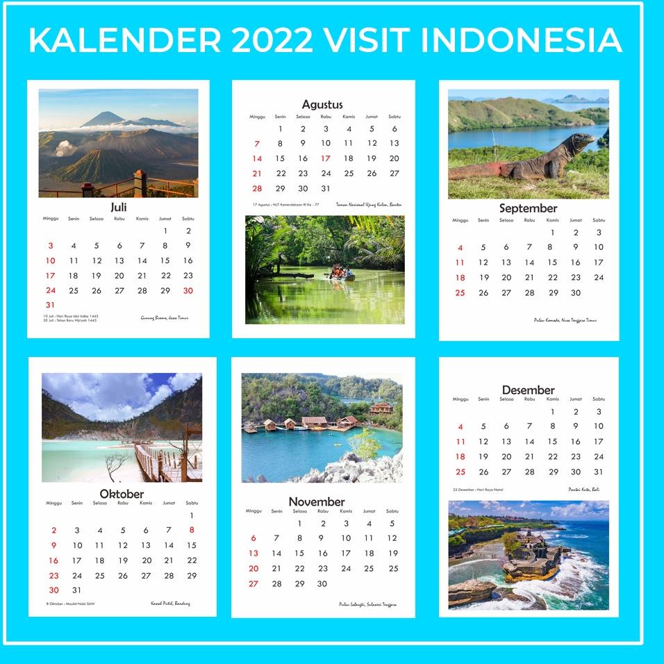 

ag✥Best Product✡➢ KALENDER MEJA 2023 VISIT INDONESIA (BISA CUSTOM FOTO) 69 ✥