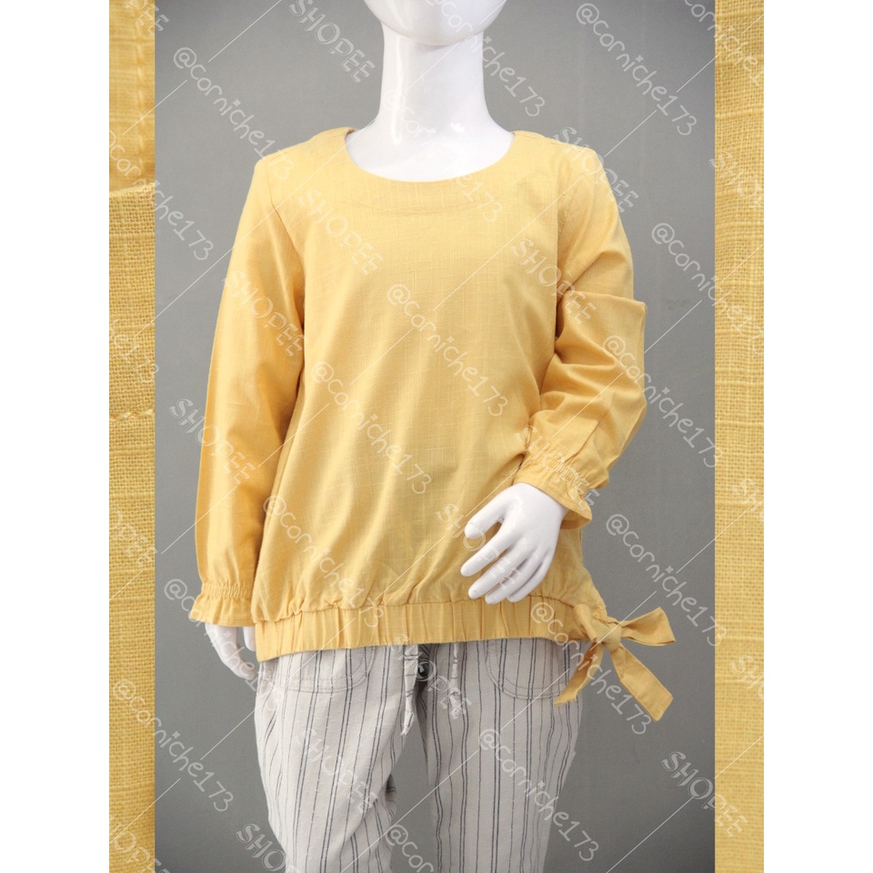 Corniche Kids Reza Blouse Kids Yellow - TH K23111