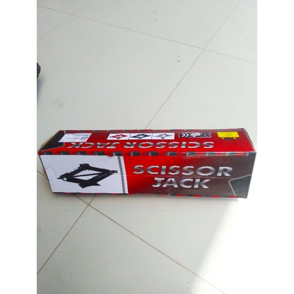 1,5T Dongkrak Mobil Model Ulir Dongkrak Jembatan 1,5 Ton Manual Scissor Jack Mobil Sedan Mpv Ban Bocor