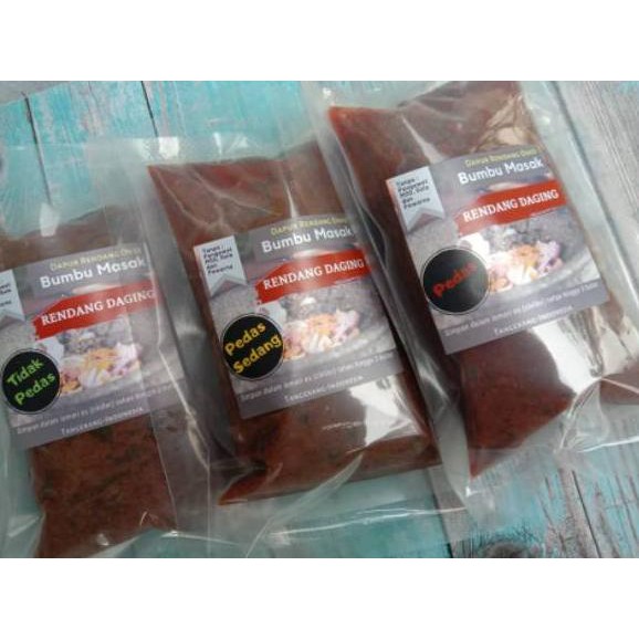 

TR6★ Bumbu RENDANG Asli Padang 1 KG Daging 350 grm Paling Baru