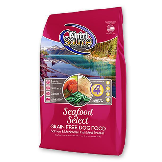 Dapatkan Nutrisource Grain Free Seafood Select Dog 13.6 Kg Murah