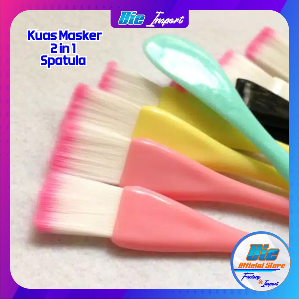 Kuas Masker Wajah 2 in 1 Spatula Korean Style import