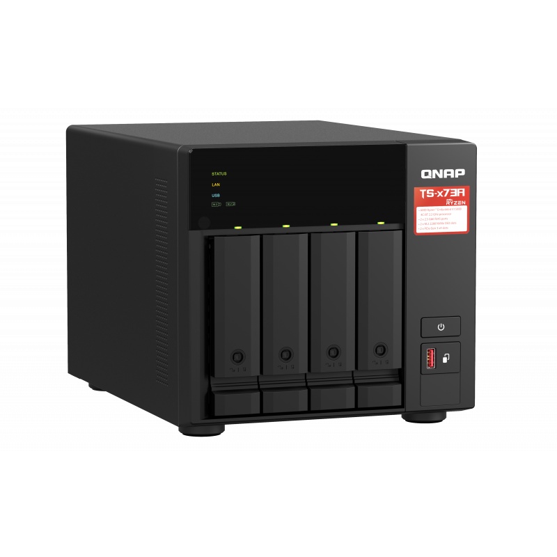 QNAP TS-473A-8G 4-Bay NAS Server External Storage Cloud TS473A