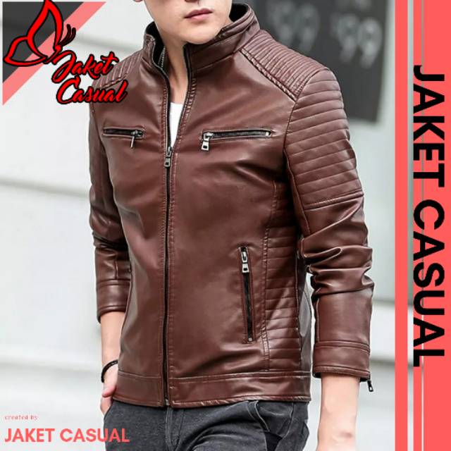 Jaket Kulit Bikers Motor Keren Terlaris