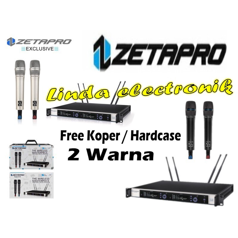 mic zetapro exclusive wireless MIC WIRELESS EXCLUSIVE 2 WARNA original