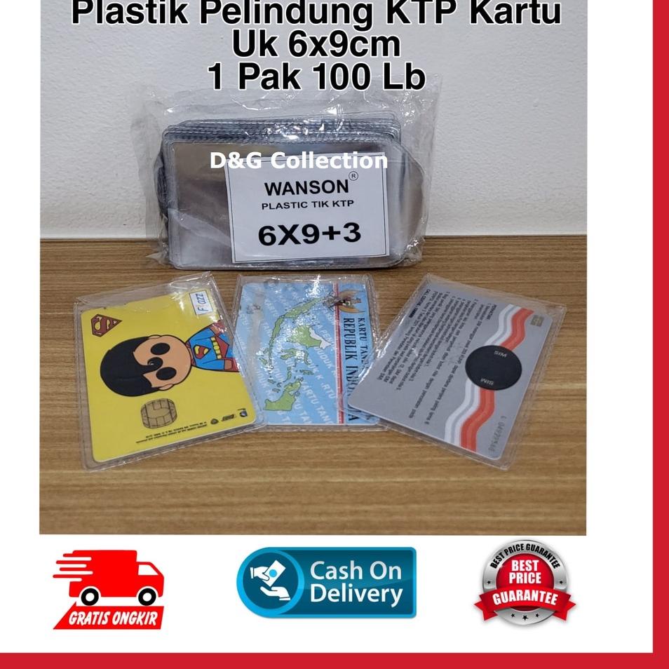 

Kekinian PLASTIK PELINDUNG KTP KARTU UKURAN 6X9 100 LB !!