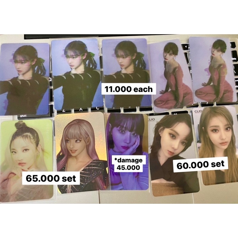 aespa winter ningning giselle pc savage photocard album aespa clio pc