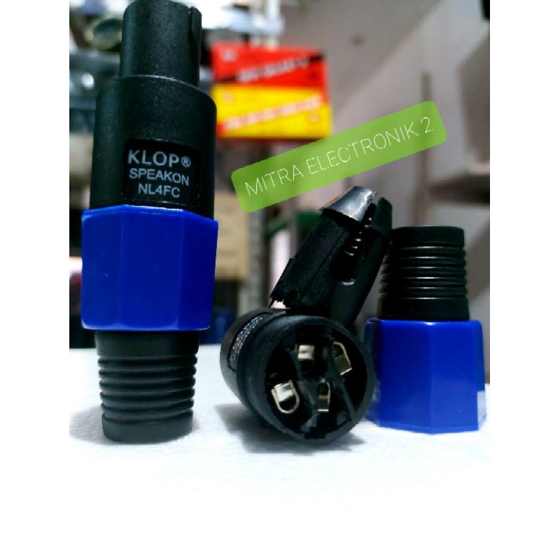 Jack Spicon jeck Spikon Speacon Huzler Linemaster dan Biru original