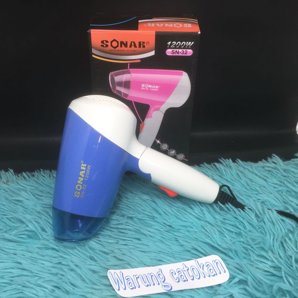 SONAR Hair Dryer SN-32 1200W Lipat - Pengering Rambut Portable