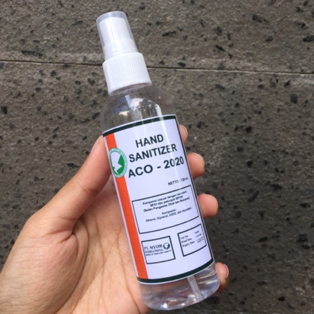 HAND SANITIZER ACO 2020 120 mL termurah  (Komposisi pabrik bukan racikan)