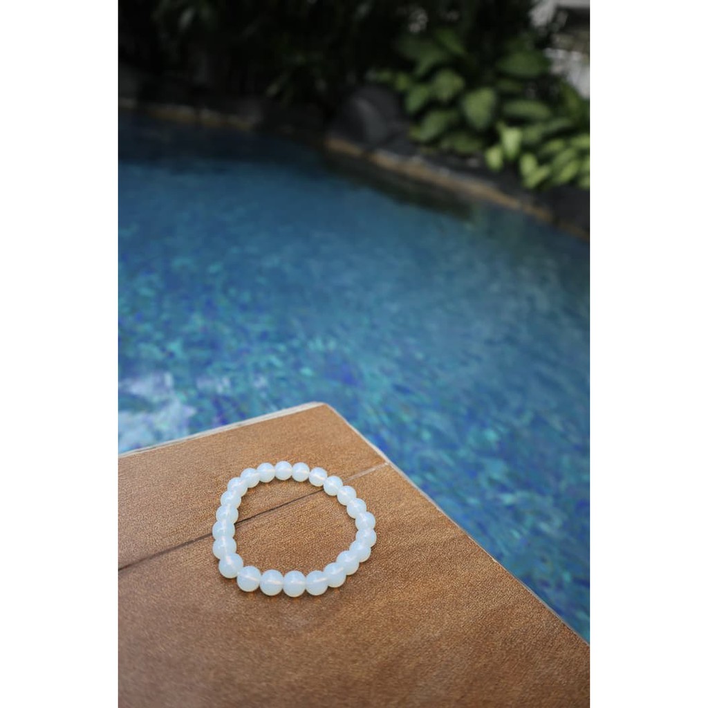 supplier GELANG BATU moonstone opalite asli alam barjad api souvenir